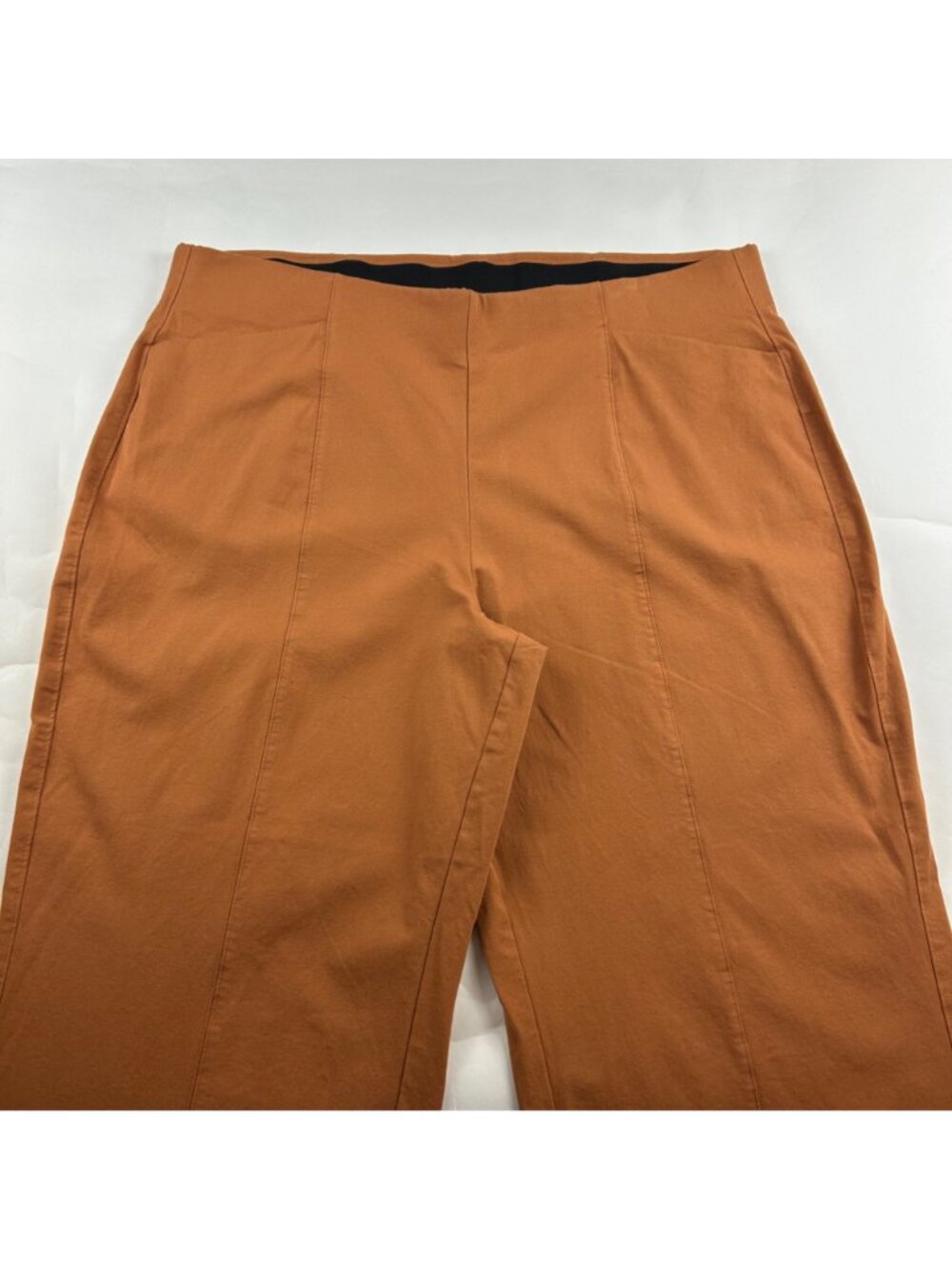 Old Navy Soft Bronze Stretch Canvas High Rise Wide Leg Pixie Pant 3X - Picture 2 of 8